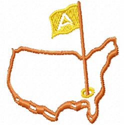 Golf Embroidery Design 8 Golf Embroidery Design 8